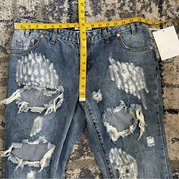 NWT One Teaspoon Freebirds Ford Distressed Skinny Jean Size 31